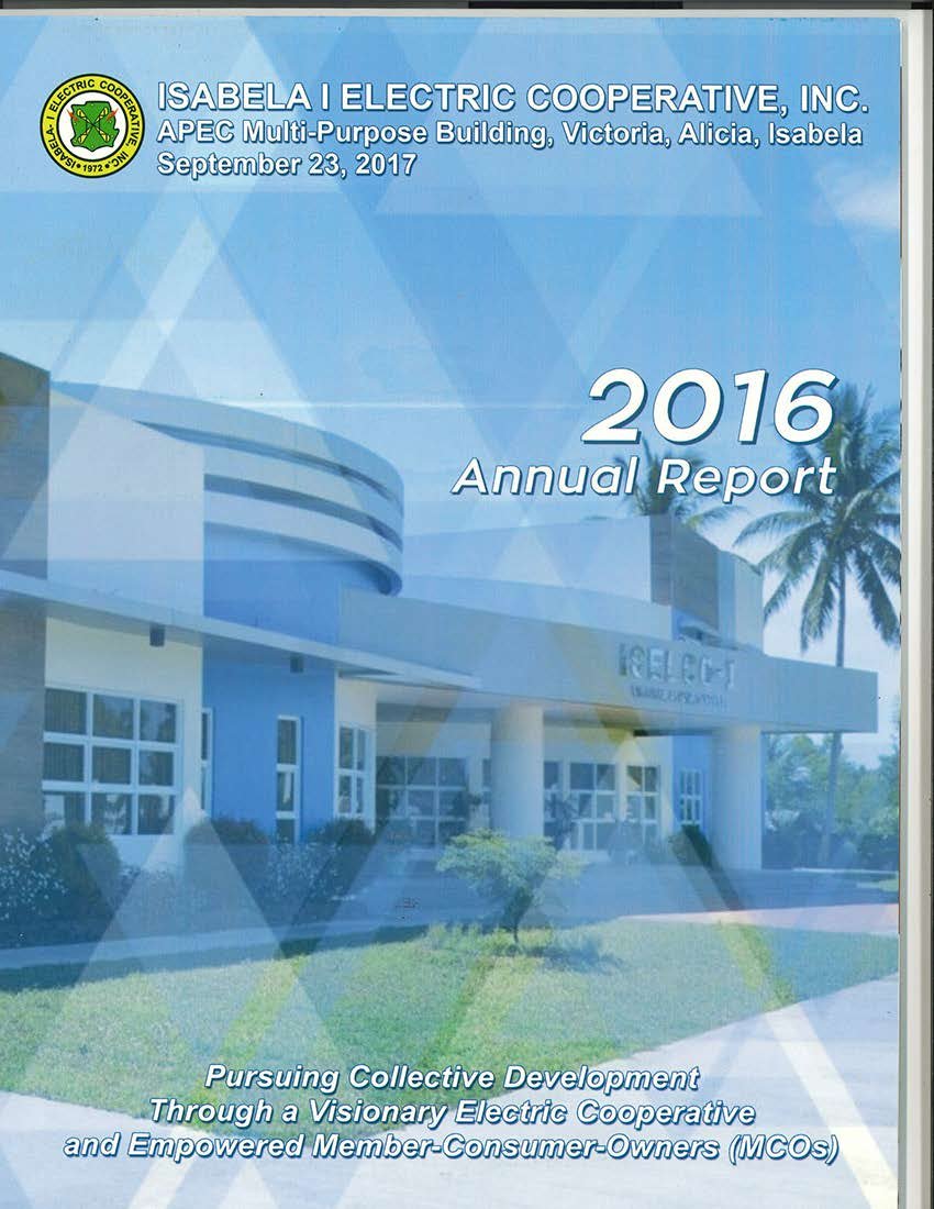 ISELCO I Annual Report 2016
